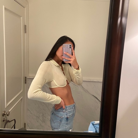 Mirror Palais Underwire Polo in Lemon Lime - Picture 3 of 4